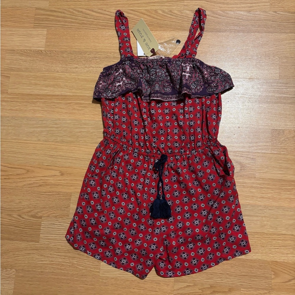 New “Zoe & Rose” super soft romper size Large (10/12) with tag